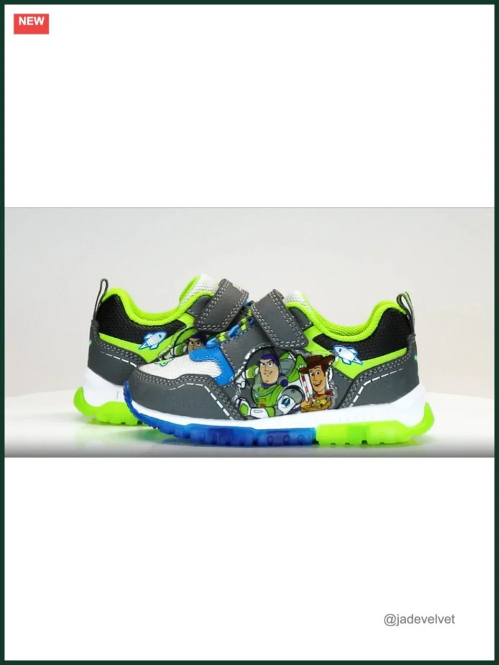 Boys Light Up LED Athletic Character Sneakers Shoes